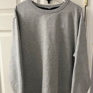 Unisex Size Large Champion Vintage 90s Gray Sweatshirt